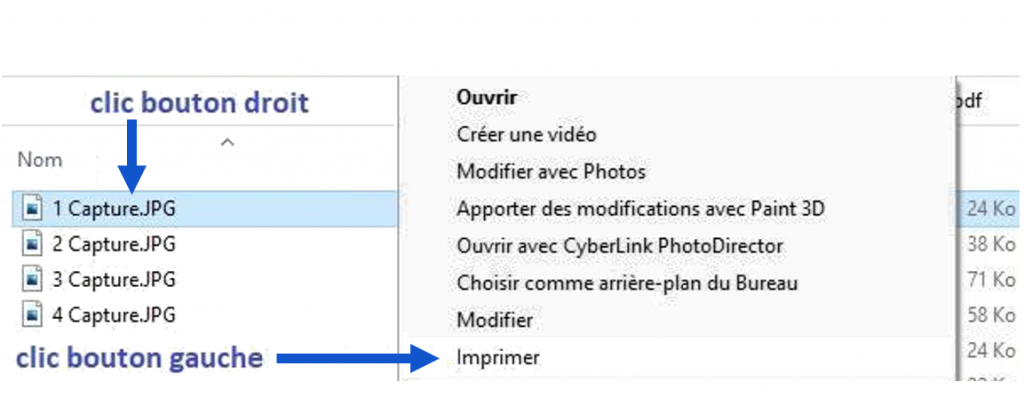 Enregistrer au format PDF une capture d'écran - PC Windows 10_ img_3