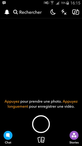 Ecran pour pour une photo ou une vidéo