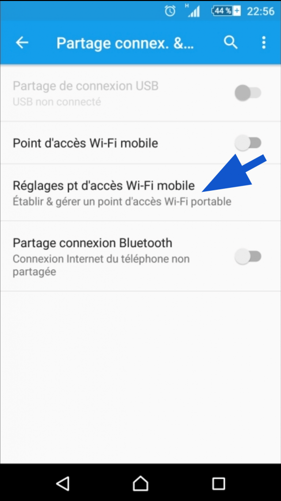 Partage connexion WiFi et accès à internet Box