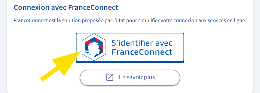 Se connecter avec son compte FranceConnect