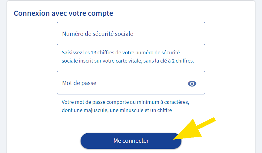 S'identifier avec mon compte CPF