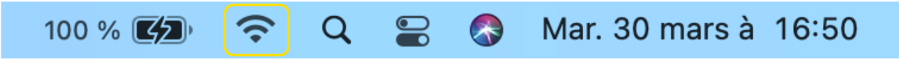 Accéder aux réseaux Wifi sur MacOS