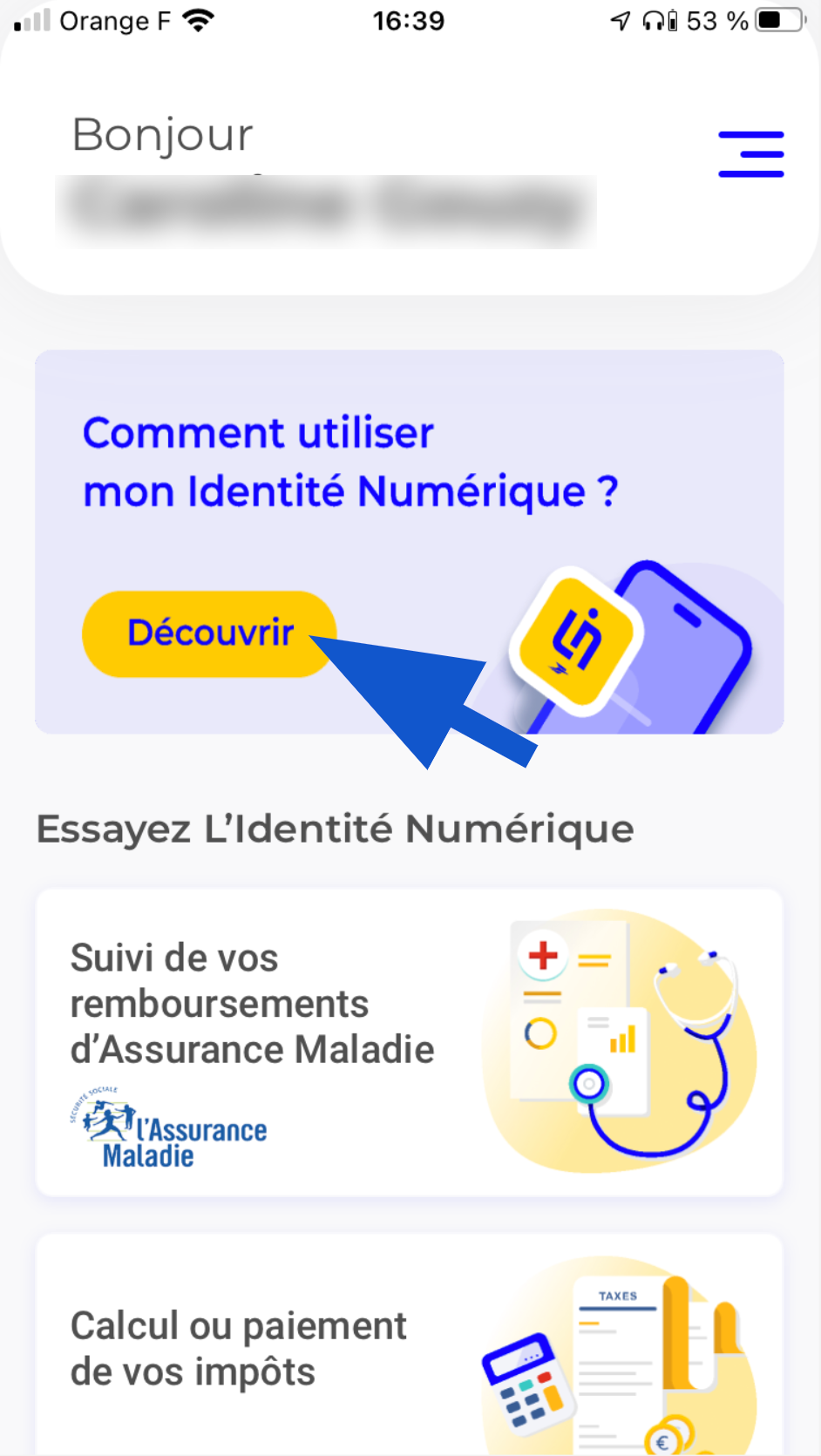 Application Identité Numérique La Poste