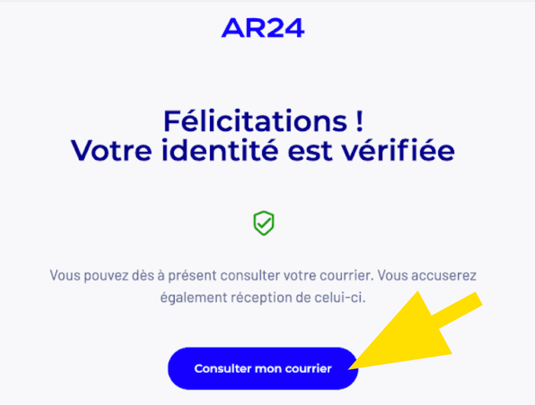 Consulter son courrier de vérification d'identité La Poste