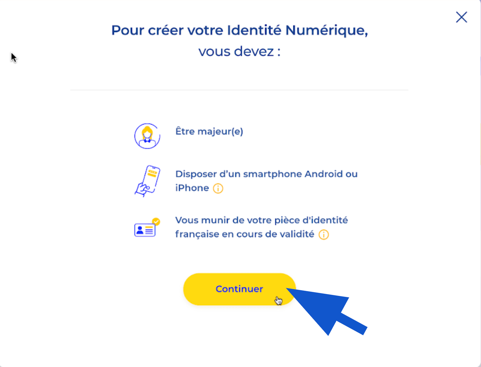 Pré-requis pour créer son identité numérique La Poste