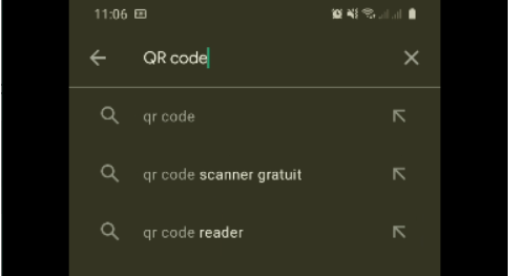Rechercher une application QR Code