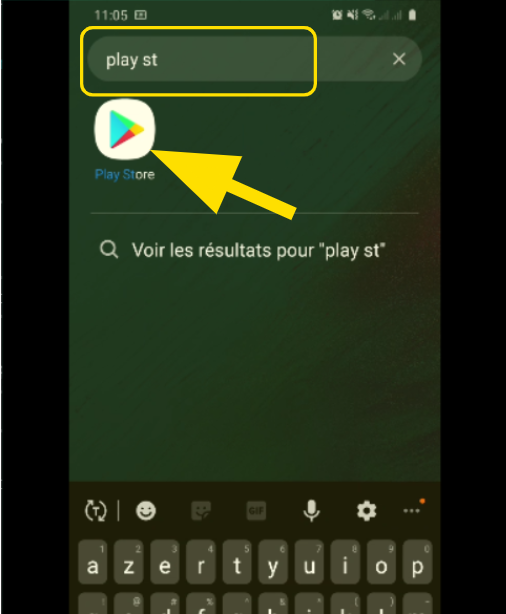 Accéder au Play Store