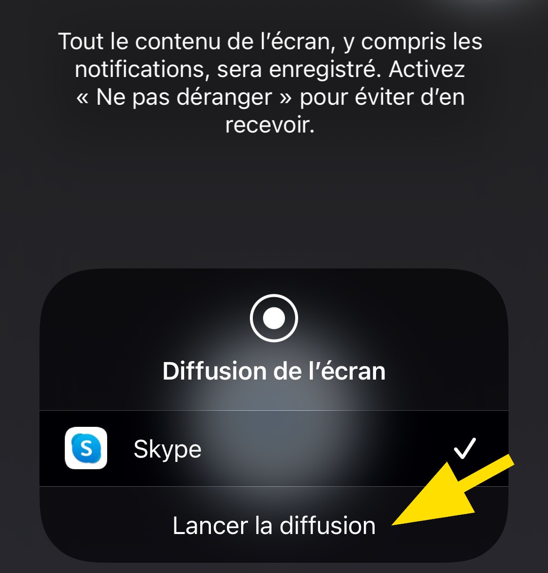 Préconisations sur la diffusion de contenu via Skype