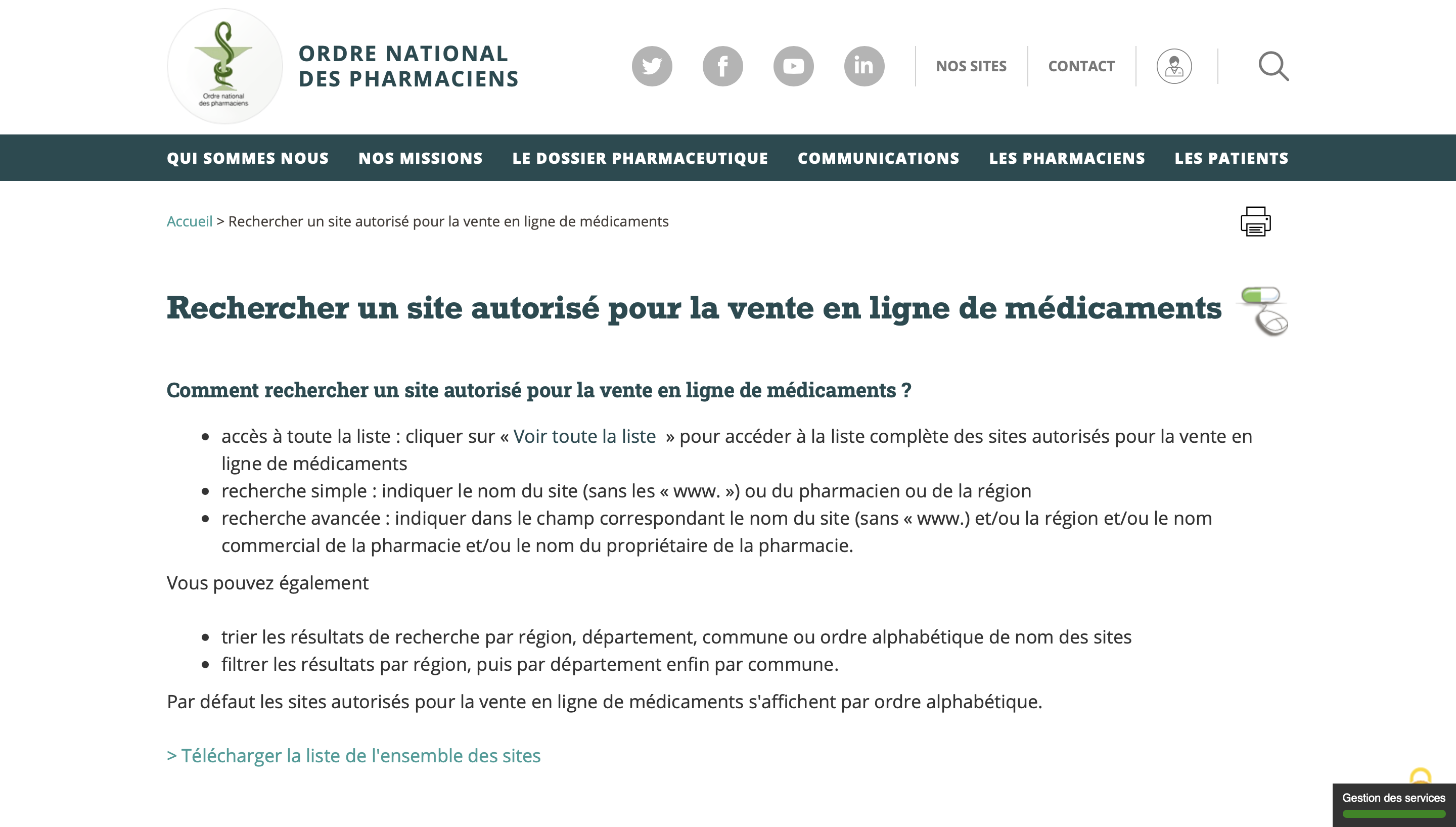 Les journaux de Pharmacie 24/24