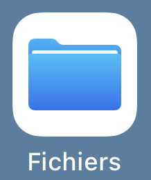 Application Fichiers iPhone