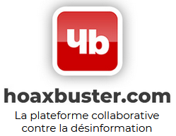 logo hoaxbuster.com. La plateforme collaborative contre la désinformation