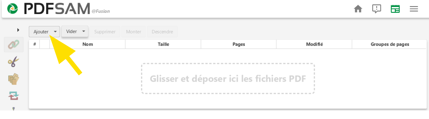 Ajouter des pdf