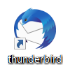 Raccourci du bureau pour ouvrir Thunderbird